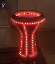 Eker percussıon askılı kumandalı ledli darbuka