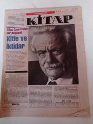 Cumhuriyet Kitap Gazetesi - 15 Ekim 1998 - Sayı 452 - Elias Canetti'den Bir Başyapıt Kitle Ve İktidar - Ali Dündar Aşık Paşa'yı Veli'nin Garipname'sini Değerlendiriyor - Rainer Maria Rilke - Aslı Erdoğan - Dostoyevski -  Abdulrazak Gurnalı- Yaşar Kemal