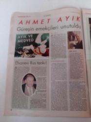 Cumhuriyet Spor Gazetesi - 12 Aralık 2006 -  Sporcu Lale Oraloğlu- Ahmet Ayık Güreşin Emekçileri Unutuldu - Cumhuriyet Spor Ödülleri Anketi - Turgay Demirel - Sinan Şamil Sam-Minderde Umut Var - Hamza Yerlikaya Fotoğrafı - Alex De Souza - Potanın Casperi - Biniciliğin Yaşı Yok - Ronaldinho - Bobo