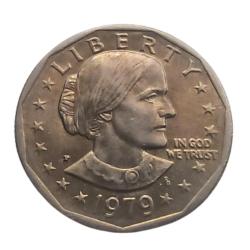 Efemera - ABD 1 Dolar 1979 - P - Susan B. Anthony Dollar - kitantik - kitaLog