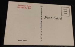POSTA KARTI-ABD SULPHUR LOUISIANA MANZARALI (KOLEKSİYONLUK)