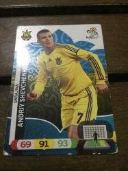 Efemera - PANINI FUTBOLCU KARTI - ANDRIY SHEVCHENKO (UKRAJINA) - EURO 2012 - kitantik - kitaLog