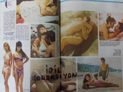 Erkekçe Aylık Aktüalite Sinema Tiyatro Müzik ve Magazin Dergisi - Aralık 1985 - Linda Blair - - Ay-yıldız mayo reklamı - Ahu Tuğba - Tarık Akan - Hülya Avşar - Angie Layne - Müge Gördürür - Neşe Erberk - Florence Guerin - Gina Lollobrigida - Joan Collins - Linda Gray - Morgan Fairchild - Sophia Loren - Victoria Principal - Mustafa Taşova - Ankara'da öğrenci pazarı - Marlboro sigara reklamı - Neşe Erberk - Nazlı Deniz - Müge Gördürür - Oya Aydoğan - Cüneyt Arkın - Müjde Ar - Bülent Ersoy - Bahar Öztan - Hülya Avşar - Banu Alkan - Serpil Çakmaklı - Tolga Savacı - Gökhan Güney - Nilgün Akçaoğlu -Havelock Ellis - - Güngör Bayrak - Burçin Orhon - Ayşegül Ünsal - Alev Sayın - Angie Layne - Neşeli Fıkralar - Bulmaca - 1985 te Türk sineması - Derimod reklamı -