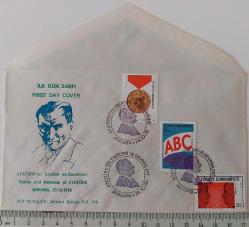 1978 ATATÜRK'ÜN ESERLERİ VE DEVRİMLERİ FDC İLK GÜN ZARFI ORİJİNAL NADİR MÜHÜRLÜ U2ÜÜ1 ORİJİNALİ ÇOK NADİRDİR