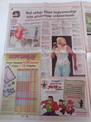 Vatan Çikolata Gazetesi - 17 Eylül 2005 - Ajda Pekkan Rol Aldığı Filmi Beğenmeyince Gösterime Sokturmadı - Marilyn Monroe'nyn 43 Yıl Sonra Ortaya Çıkan Ses Kayıtları - Penelope Cruz - Robert De Biri - Can Tanrıyar - Hülya Avşar - Kaya Çilingiroğlu - Petek Dinçöz