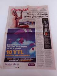 Vatan Çikolata Gazetesi - 17 Eylül 2005 - Ajda Pekkan Rol Aldığı Filmi Beğenmeyince Gösterime Sokturmadı - Marilyn Monroe'nyn 43 Yıl Sonra Ortaya Çıkan Ses Kayıtları - Penelope Cruz - Robert De Biri - Can Tanrıyar - Hülya Avşar - Kaya Çilingiroğlu - Petek Dinçöz