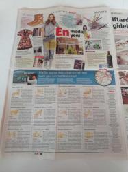 Milliyet Cumartesi Gazetesi - 5 Eylül 2009 - Şarkıcı Bengü Kendini Benimle Kıyaslayan Herkesi Kocaman Öpüyorum - Yahudi Kültürü Avrupa Günü - Moda Haftasının Enleri - Şarkıcı Yalın - Nicole Kidman - Mourinho Ve Lampard Takımlarını Tween'den Aldı - Zeki Müren - Boyner - İpekyol- 20 Yıllık Dürüm Mekanı Dürümcü Baba