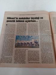 Cumhuriyet Bilim Teknik Gazetesi - 21 Ocak 1995 - Sayı 409 - Elektronik Not Defteri - Yıldız Avcısı - Her Kafaya Uyan Kask - Organ Nakli Yasası Üzerine Tartışmalar -Bilkent'te Moleküler Biyoloji Ve Genetik Bölümü Açılırken -Kudüs Tüneli Bir Doğa Ürünü - Yolgeçen Hanı Anadolu'dan Yeni Buluntular - Hangi Bağımlılık Daha Güçlü - Büyük Kedilerin Muhteşem Dönüşü - Alvin Toffler'le Söyleşi