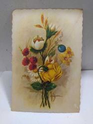 KRT110---- ÖĞRETMENE YOLLANMIŞ BAYRAM KARTPOSTALI