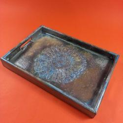 El Yapımı Antik Ahşap Tepsi*