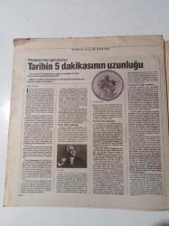 Cumhuriyet Bilim Teknik Gazetesi - 13 Nisan 1991- Sayı 213 - Tarihin 5 Dakikasının Uzunluğu - İlk Jilet İcat Oldu - Manolya Üretimi Nasıl Yapılır - Rock Konserleri Sağır Yapıyor -Saç Teli İnceliğinde Mikro Motorlar - Kuğu Beyazlığın Ve Temizliğin Simgesi - Einstein Yine Haklı - Piri Reis'in Haritası Ve Bir Bilim Kurgu Romanı