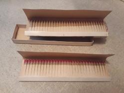 Türkay 2 adet hiç kullanılmamış 5×21cm ( kibrit kutusu )