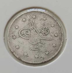 GÜMÜŞ 2 KURUŞ 1293-28 SULTAN II.ABDÜLHAMİT DÖNEMİ ORİJİNAL ÇOK ÇOK TEMİZ 2C1VV NADİRDİR