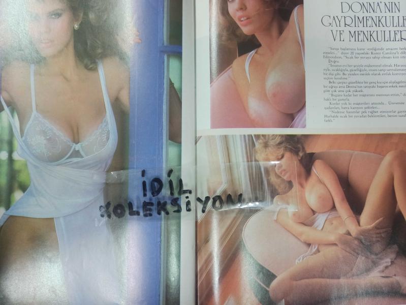 Playboy Yetişkin Erkek Dergisi Kasım 1986 Jeane Manson İran  