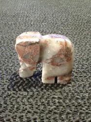 DEKORATİF MERMER EL YAPIMI MİNİK FİL..