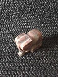 DEKORATİF MERMER EL YAPIMI MİNİK FİL..