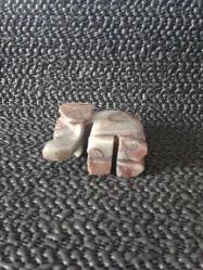 DEKORATİF MERMER EL YAPIMI MİNİK FİL..