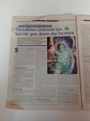 Cumhuriyet Bilim Teknik Gazetesi - 14 Aralık 2002 - Sayı 821 - Geleceği Çalınmış Çocuklar -  Hastalıkları Önlemek İçin İlk Kez Bir Gen Devre Dışı Bırakıldı - Avrupa'da Nanoteknoloji Ve Türkiye - Eğitim Sistemimiz Üzerine - Amerika Örnek Ülke Değil George Bush Çok Sıradan