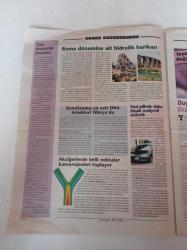 Cumhuriyet Bilim Teknik Gazetesi - 14 Haziran 2003 - Sayı 847 - Küreselleşme Bakü'den Bakış -  Düşünme Evi Değişme Evi - Böbrek Taşlarından Korunmak Mümkün Mü -Sıfırdan Yaşam Oluşturma Geni - Bir Kilo Ağırlığını Kaybediyor - Evliya Çelebi Ve Fosillerin Yorumu - Duygular Nerede Bulunur