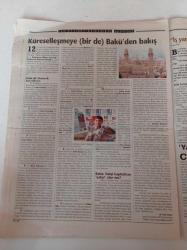 Cumhuriyet Bilim Teknik Gazetesi - 14 Haziran 2003 - Sayı 847 - Küreselleşme Bakü'den Bakış -  Düşünme Evi Değişme Evi - Böbrek Taşlarından Korunmak Mümkün Mü -Sıfırdan Yaşam Oluşturma Geni - Bir Kilo Ağırlığını Kaybediyor - Evliya Çelebi Ve Fosillerin Yorumu - Duygular Nerede Bulunur