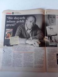 Milliyet Kitap Gazetesi - 8 Ekim 2005 - 24. İstanbul Kitap Fuarı - Fuarın Onur Konuğu Vüs'at O. Bener Fotoğrafı - J.K Rowling Söyleşisi Ve Harry'nin Biyografisi - Madde Madde Fuar Adabı - Umberto Eco'nun Yeni Romanı Kraliçe Loana'nın Gizemli Alevi - Türkiye'nin Terörle Savaşı - Haldun Taner - Behçet Aysan