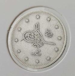 GÜMÜŞ 2 KURUŞ 1327-3 SULTAN MEHMET REŞAT DÖNEMİ ORİJİNAL ÇİLALTI 4Ç2NN NADİRDİR