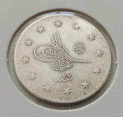 GÜMÜŞ 2 KURUŞ 1293-27 SULTAN II.ABDÜLHAMİT DÖNEMİ ORİJİNAL ÇİLALTI 3Ş2SS NADİRDİR