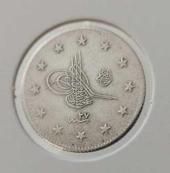 GÜMÜŞ 2 KURUŞ 1293-27 SULTAN II.ABDÜLHAMİT DÖNEMİ ORİJİNAL ÇİLALTI 3Ş2SS NADİRDİR