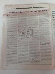 Cumhuriyet Bilim Teknik Gazetesi - 6 Nisan 2002 -Sayı 785 - Beyin Krizi Ne Yapmalı - Bıçak Yarasıyla Psikolojik Rahatlama - Görme Bozukluklarına Elektronik Tedavi- Nisan Ayında Bir Ziyaretçi İkeyazang Kuyruklu Yıldızı - Türk Bilim Ve Teknolojisi İçin Tarihi Bir Fırsat - Atroskopik Cerrahide İlerlemeler