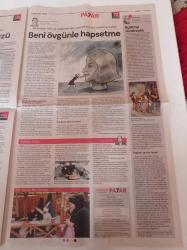 Cumhuriyet Pazar Gazetesi - 27 Mayıs 2018 - Mücadeleye Devam- Cumartesi Anneleri - İsmailağa Marka Giyer - Bırakalım Kadınlar Yaşlı Yaşasınlar - Star Wars Zor Seçim Han Solo - Müzik Tarihinin Kafası Çiçek Yılları - Barbaros Şansal - Mine Söğüt - Melis Alphan - Mirgün Cabas