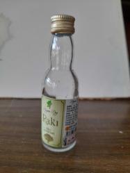 Antika - NAZIM BEY MİNYATÜR RAKI ŞİŞESİ 4 CL BOŞ - kitantik - kitaLog