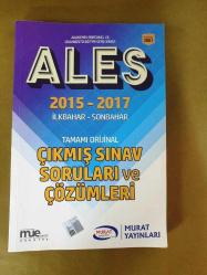Ales 2015-2017 İlkbahar-Sonbahar Tamamı Orijinal Çıkmış Sınav Soruları ve Çözümleri