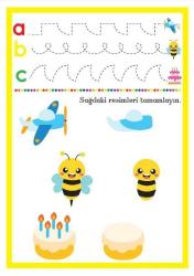 Okul Öncesi ALFABE Yaz-Sil Kitabı