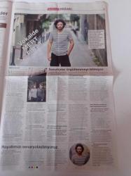 Cumhuriyet Pazar Gazetesi - 21 Eylül 2014 - Sayı 1487 - Büyük Çarşı İsyanı - Gezi Parkı Eylemleri - Karagümrük Yakacak - Beyazıt Öztürk - Hayko Cepkin - Bengü - Kubat -Mert Fırat Fotoğrafı - Orhan Doğan'ın Kızı Ayşegül Doğan Babamı İhmaller Zinciri Öldürdü - Jehan Babur - Alzheimer