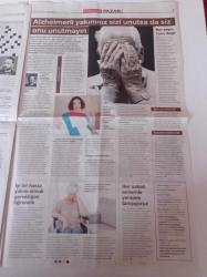 Cumhuriyet Pazar Gazetesi - 21 Eylül 2014 - Sayı 1487 - Büyük Çarşı İsyanı - Gezi Parkı Eylemleri - Karagümrük Yakacak - Beyazıt Öztürk - Hayko Cepkin - Bengü - Kubat -Mert Fırat Fotoğrafı - Orhan Doğan'ın Kızı Ayşegül Doğan Babamı İhmaller Zinciri Öldürdü - Jehan Babur - Alzheimer