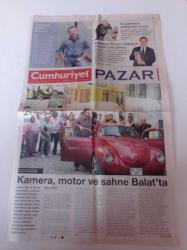 Cumhuriyet Pazar Gazetesi - 25 Kasım 2012 - Sayı 1392 - İmroz Yalnızlığını Bitirmek İstiyor -- Romantizm Greyder'de -Erkan Can Fotoğrafı - Kamera Motor Ve Sahne Balat'ta - Çolpan İlhan En Yakınınız Alzheimer Olursa - Aydoğan Özcan Teletıp'ın Mucidi Türk Bilimci