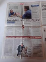 Cumhuriyet Pazar Gazetesi - 25 Kasım 2012 - Sayı 1392 - İmroz Yalnızlığını Bitirmek İstiyor -- Romantizm Greyder'de -Erkan Can Fotoğrafı - Kamera Motor Ve Sahne Balat'ta - Çolpan İlhan En Yakınınız Alzheimer Olursa - Aydoğan Özcan Teletıp'ın Mucidi Türk Bilimci