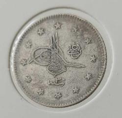 GÜMÜŞ 2 KURUŞ 1293-30 SULTAN II.ABDÜLHAMİT DÖNEMİ ORİJİNAL ÇOK ÇOK TEMİZ 3J2LL NADİRDİR