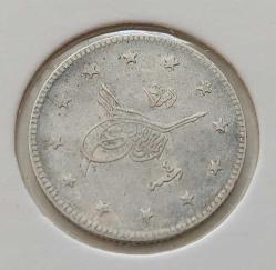 1327-4 GÜMÜŞ 2 KURUŞ SULTAN MEHMET REŞAT DÖNEMİ ORİJİNAL ÇİLALTI-ÇİL 1P2HH NADİR