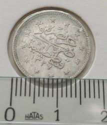 1327-4 GÜMÜŞ 2 KURUŞ SULTAN MEHMET REŞAT DÖNEMİ ORİJİNAL ÇİLALTI-ÇİL 1P2HH NADİR