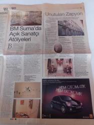 Cumhuriyet Haftasonu Gazetesi - 8 Aralık 2007 - Sayı 80 -  Çizgi Roman Tadında Bir Komedi Dadım Aşk - BM Suma'da Açık Sanatçı Atölyeleri - Unutulan Zapyon Lisesi - Alpella -Cem Davran Fotoğrafı - Tuya'nın Savaşı - Piyanist Besteci Fahir Atakoğlu Grammy'e Aday - Zülal Kalkandelen