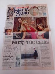 Cumhuriyet Haftasonu Gazetesi - 19 Ocak 2008 - Sayı 86 - Müziğin Üç Cadısı - Başay Okay Fotoğrafı - Elif Özel Fotoğrafı - Şeniz Erdinç Fotoğrafı- Caz - Latin Dansı- Işıklar İçinde Yat Ali Ulvi - Zeliha Sunal - Ben Affleck'in İlk Yönetmenlik Denemesinde Kardeşi Başrolde