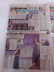 Sözcü Şık Gazetesi - 8 Kasım 2016 - Hande Yener Sürpriz Nişanın Perde Arkası - Behzat Ç. Geri Dönüyor - Tan Sağtürk - Altan Gördüm - Demet Akbağ - Tülin Şahin Yardıma Koştu - Şebnem Schaefer - Babamın Kanatları Filmi