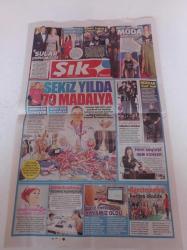 Sözcü Şık Gazetesi - 8 Kasım 2016 - Hande Yener Sürpriz Nişanın Perde Arkası - Behzat Ç. Geri Dönüyor - Tan Sağtürk - Altan Gördüm - Demet Akbağ - Tülin Şahin Yardıma Koştu - Şebnem Schaefer - Babamın Kanatları Filmi