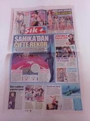 Sözcü Şık Gazetesi - 26 Ekim 2016 - Şahika Ercümen'den Çifte Rekor - Oğuzhan Koç - Ayla Çelik'ten İbrahim Tatlıses'in Yeni Albümü İçin Özel Şarkı - Tarkan Tüp Bebek Çalışmalarına Başladı - Sevgi Müzikali Başlıyor - Müjdat Gezen - İlker Ayrık - Eda Taşpınar