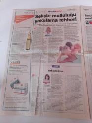 Milliyet Pazar Gazetesi - 15 Eylül 2002 - Yılmaz Erdoğan - Japon Ekip Türkiye'de UFO Umdu Ama Bulamadı - Sekste Mutluluğu Yakalama Rehberi -Bach İstanbul'da - Balık Ayhan Fotoğrafı - Sting m'dej Haber Bekliyorum - Futbolseverler Stattan Müzeye Taşındı