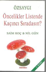 Özsaygı: Öncelikler Listende Kaçıncı Sıradasın