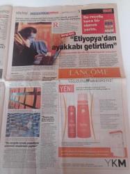 Milliyet Cumartesi Gazetesi - 5 Nisan 2003 - Reklamcı Alinur Velidedeoğlu Seç Adlı Çalışması - 52 Bin Kurşunkalem 800 Prezervatif - O Şimdi Asker Filmi - Mustafa Altıoklar Her Filmden Sonra Cehennemden Çıkmış Gibi Hissediyorum - Çatısız Marangozhane 4 Yılda Dünyanın En İyi Caz Kulüplerinden Biri Oldu - Deniz Akkaya Taciz Mağduru -