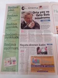 Milliyet Cumartesi Gazetesi - 5 Nisan 2003 - Reklamcı Alinur Velidedeoğlu Seç Adlı Çalışması - 52 Bin Kurşunkalem 800 Prezervatif - O Şimdi Asker Filmi - Mustafa Altıoklar Her Filmden Sonra Cehennemden Çıkmış Gibi Hissediyorum - Çatısız Marangozhane 4 Yılda Dünyanın En İyi Caz Kulüplerinden Biri Oldu - Deniz Akkaya Taciz Mağduru -