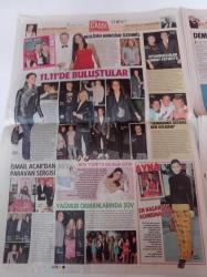 Milliyet Cadde Gazetesi - 13 Kasım 2009 - Haftanın Aşk Dedikodusu Özgü Namal İle Mithat Can Özer - Nazlı Ilıcak - Kıvanç Tatlıtuğ - Neşeli Hayat Filmi - Yılmaz Erdoğan - Hülya Avşar İbrahim Tatlıses'i Reddetti - Demet Akalın - Rüzgar Çetin - Tanyeli Yunan Sevgilisi Alex Syroplosla İle 6 Mart'ta Evleniyor - Domuz Gribine Pürel Yetişmiyor